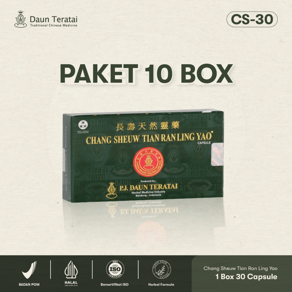 DAUN TERATAI - Paket 10Box Obat Herbal Kanker - CS30