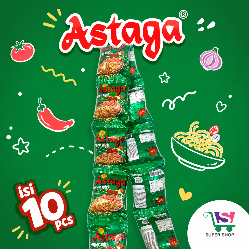 Jual Astaga Super Stick Snack Jadul (isi 10 pcs) | Shopee Indonesia