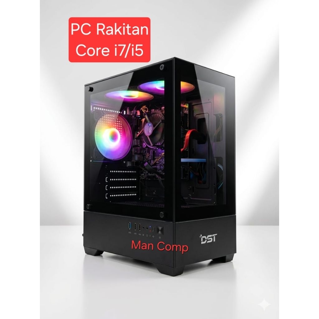 PC/CPU Core i7 Core i5 gen4 Casing Gaming Fan RGB