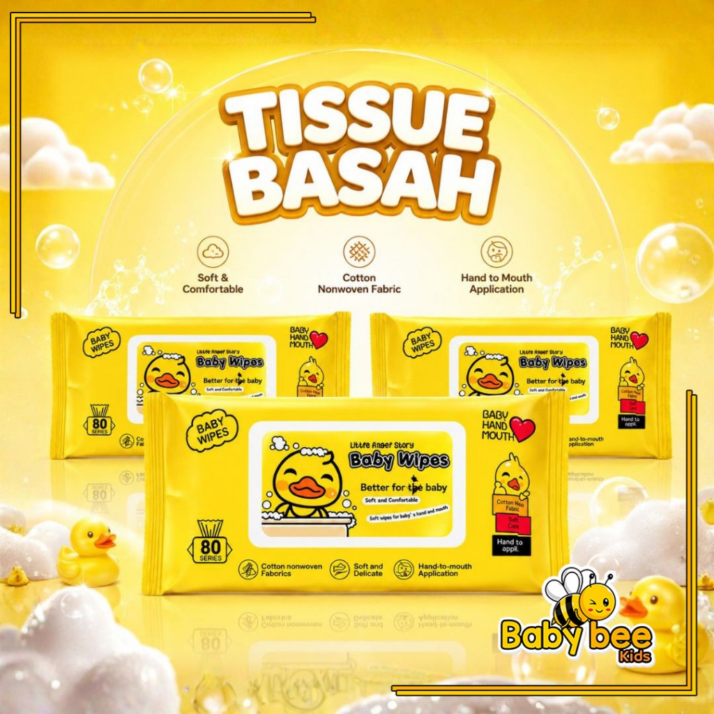 PROMO! Tissue Basah Bayi Newborn Ganti Popok Diapers Anak Baby Wet Wipes 50s Perlengkapan Bayi Tisu Basah Wajah Perawatan Kecantikan