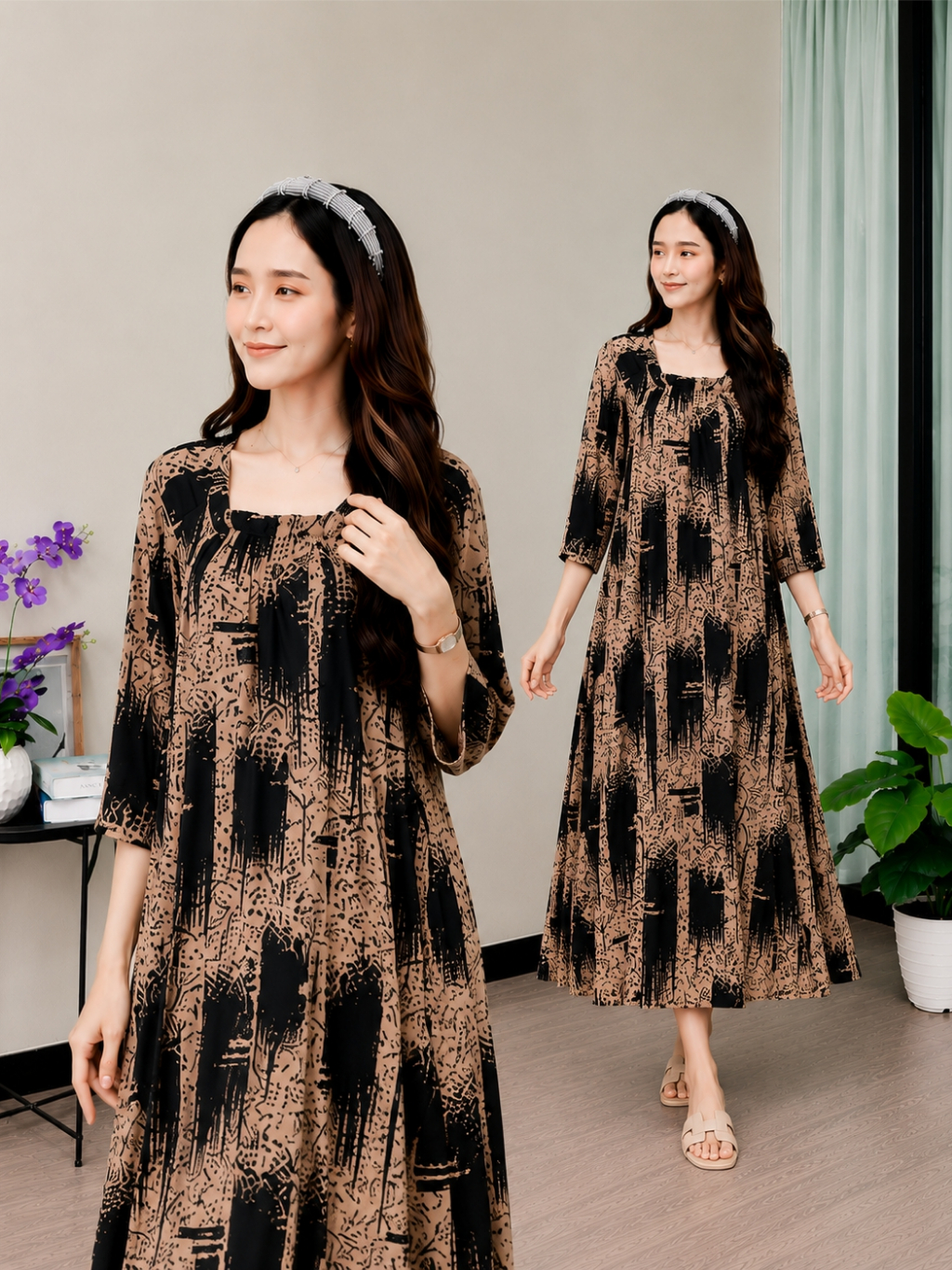 Daster Fuji Jumbo LD 120 - Daster Rumahan Wanita Rumah Fashion Homewear foto 3
