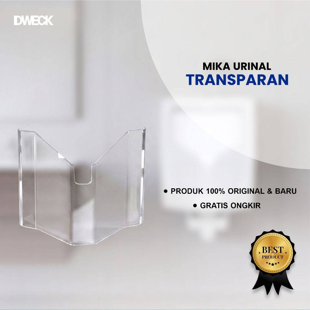 Jual Mika Urinoir Bening Elastis / Mika Urine Protector / Sekat Urinal ...