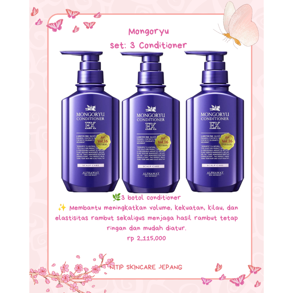 Jual PO Jepang -- Mongoryu shampoo scalp care EX 350ml original