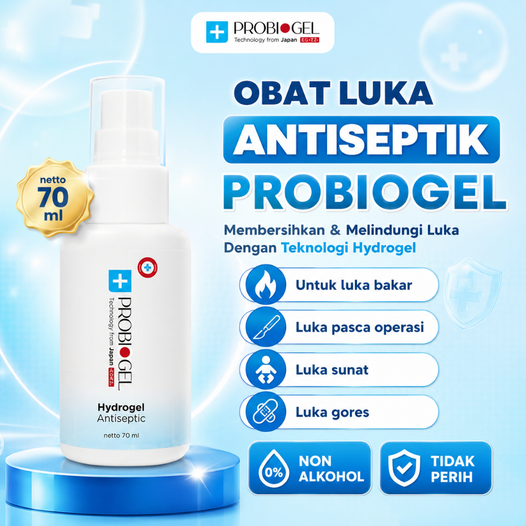 Obat Luka Probiogel Untuk Luka Sunat Dan Luka Pasca Operasi Tanpa Rasa Perih Isi 70ml