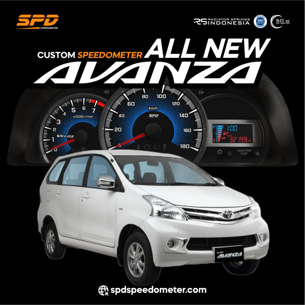 Jual PANEL SPEEDOMETER CUSTOM ALL NEW AVANZA - SPD SPEEDOMETER | Shopee ...