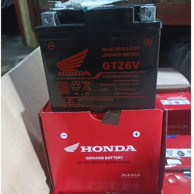 AKI GTZ6V ORIGINAL AHM HONDA FULL KERING VARIO 125 150 PCX ADV Sonic CBR150R