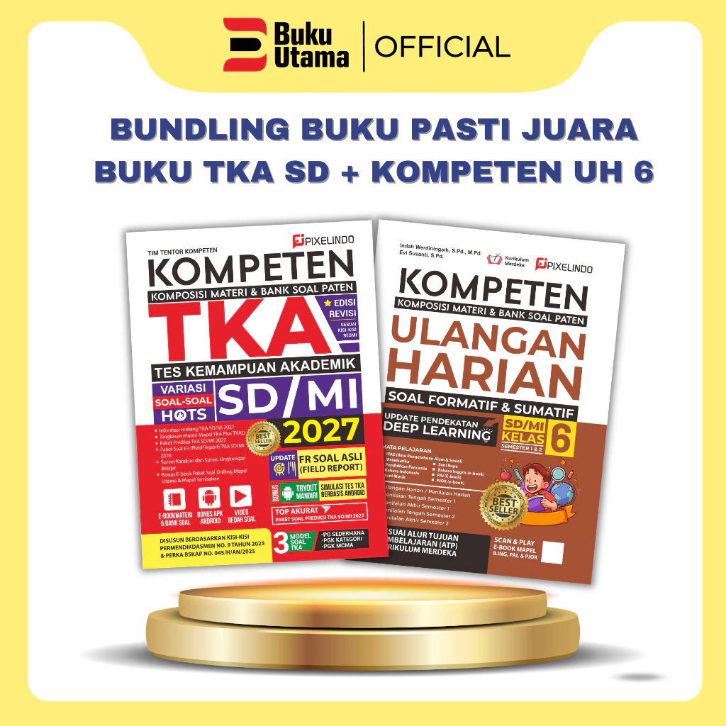 BUKU UTAMA Bundling 2 Buku TKA SD