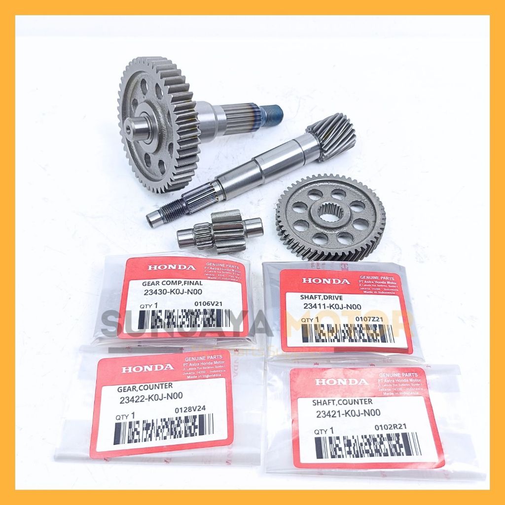 Jual Gear Rasio Set Original Honda KOJ K0J Gigi Rasio Beat Deluxe Beat ...