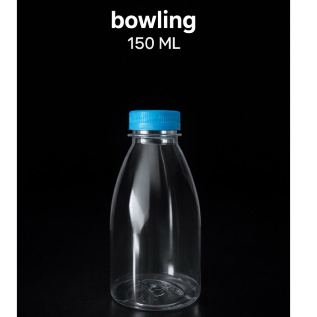 Jual Botol kemasan plastik bowling 150 ml botol minuman unik 1 bal isi ...