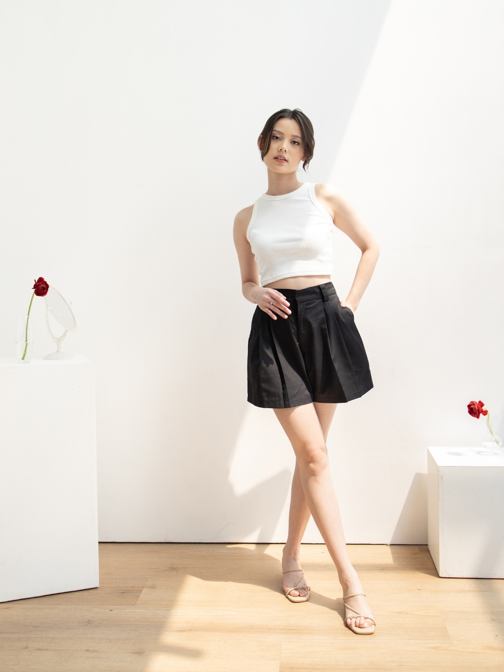 Eclaire - Sidney Short Pants Normal Grande Bigsize | Celana Pendek Wanita Korean Style S-L-XL-XXL Jumbo foto 3