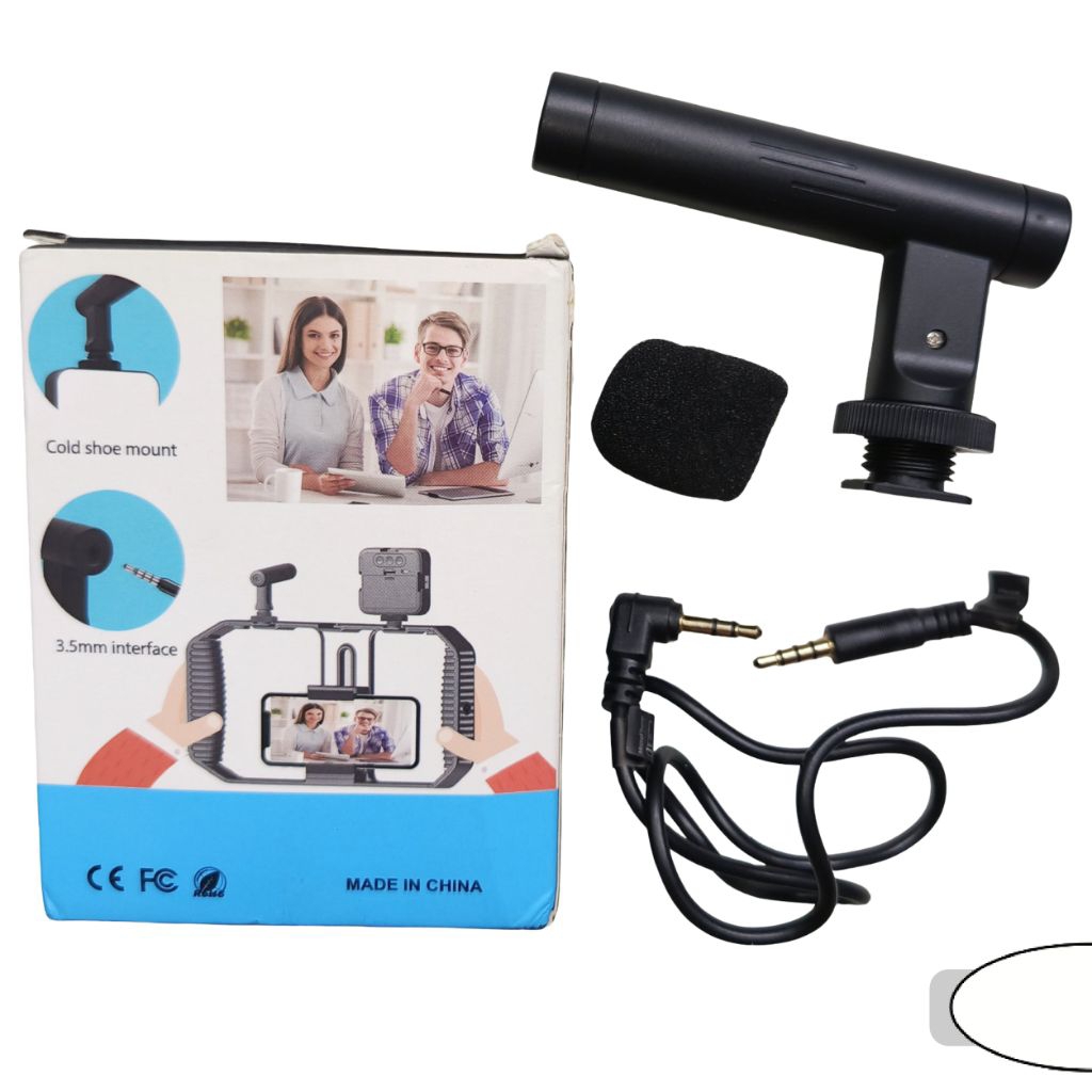 Jual Shotgun mic condenser microphone hp camera universal dslr miroles ...