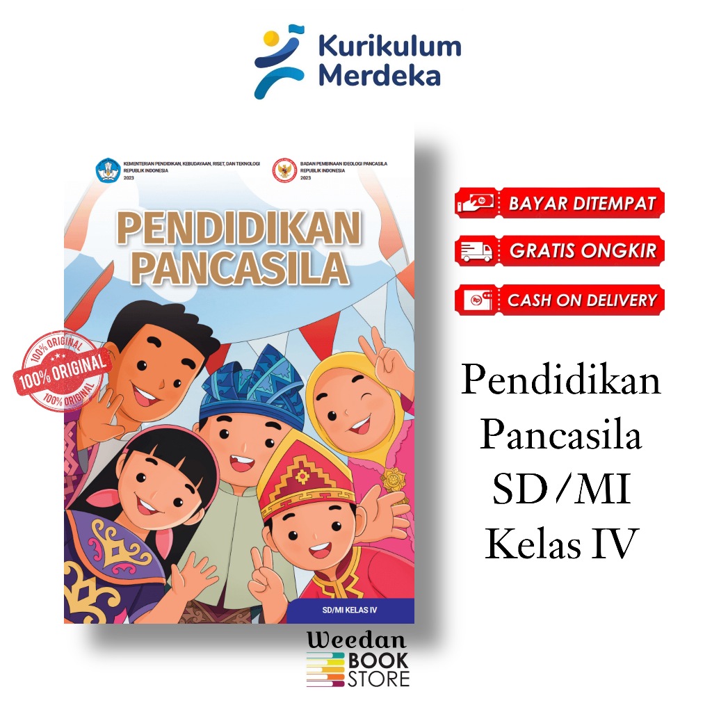 Jual Buku Siswa PENDIDIKAN PANCASILA Kelas 4 Sd Kurikulum Merdeka ...