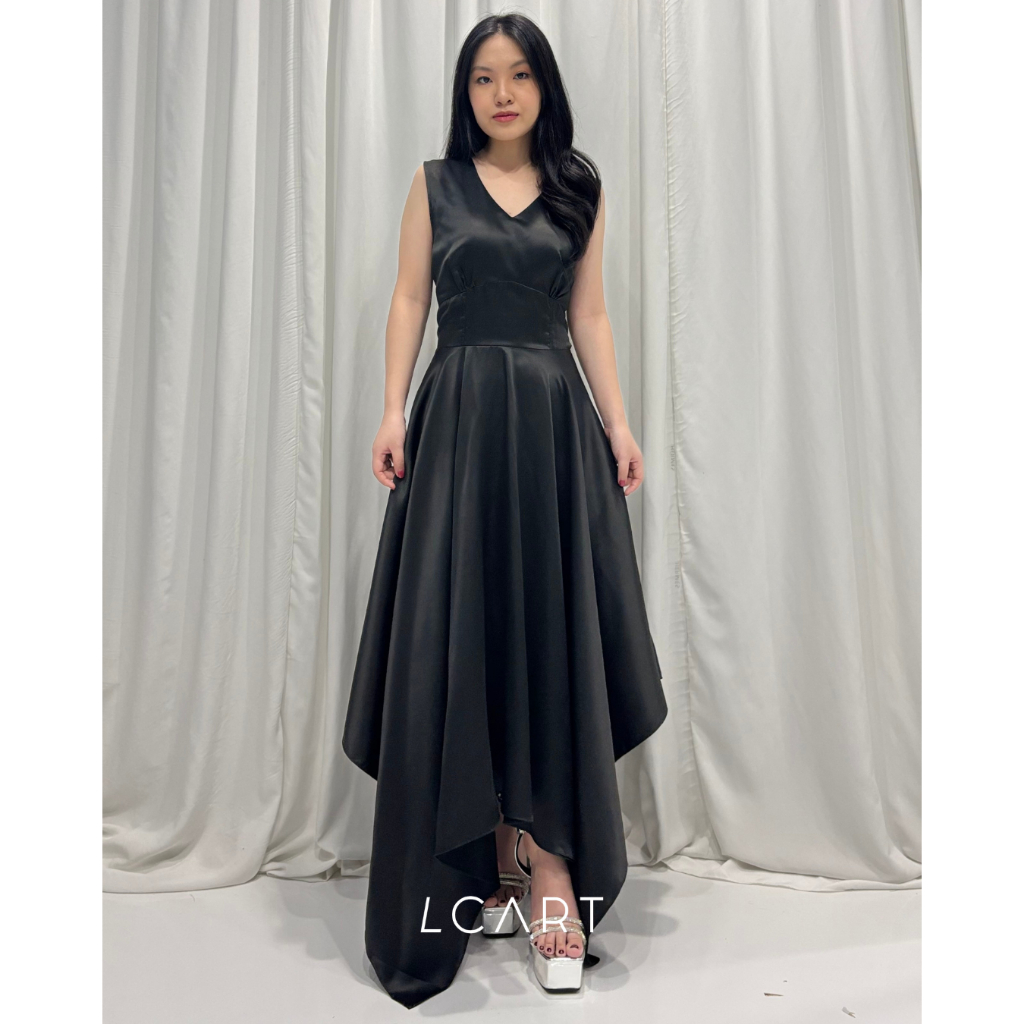 Jual LCART - Daphne Dress | Dress Satin Wanita | Bridesmaid Dress ...