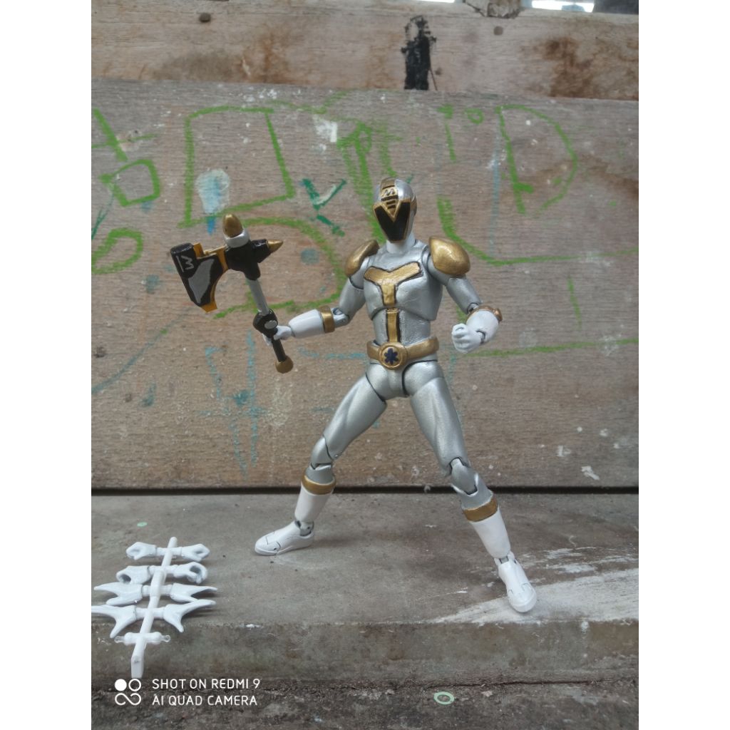 Jual shf Titanium ranger shfiguarts custom action figure power rangers ...