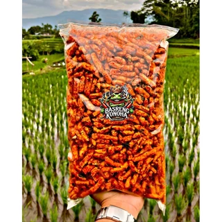 basreng 1kg pedas daun jeruk cikruh wangi kriuk