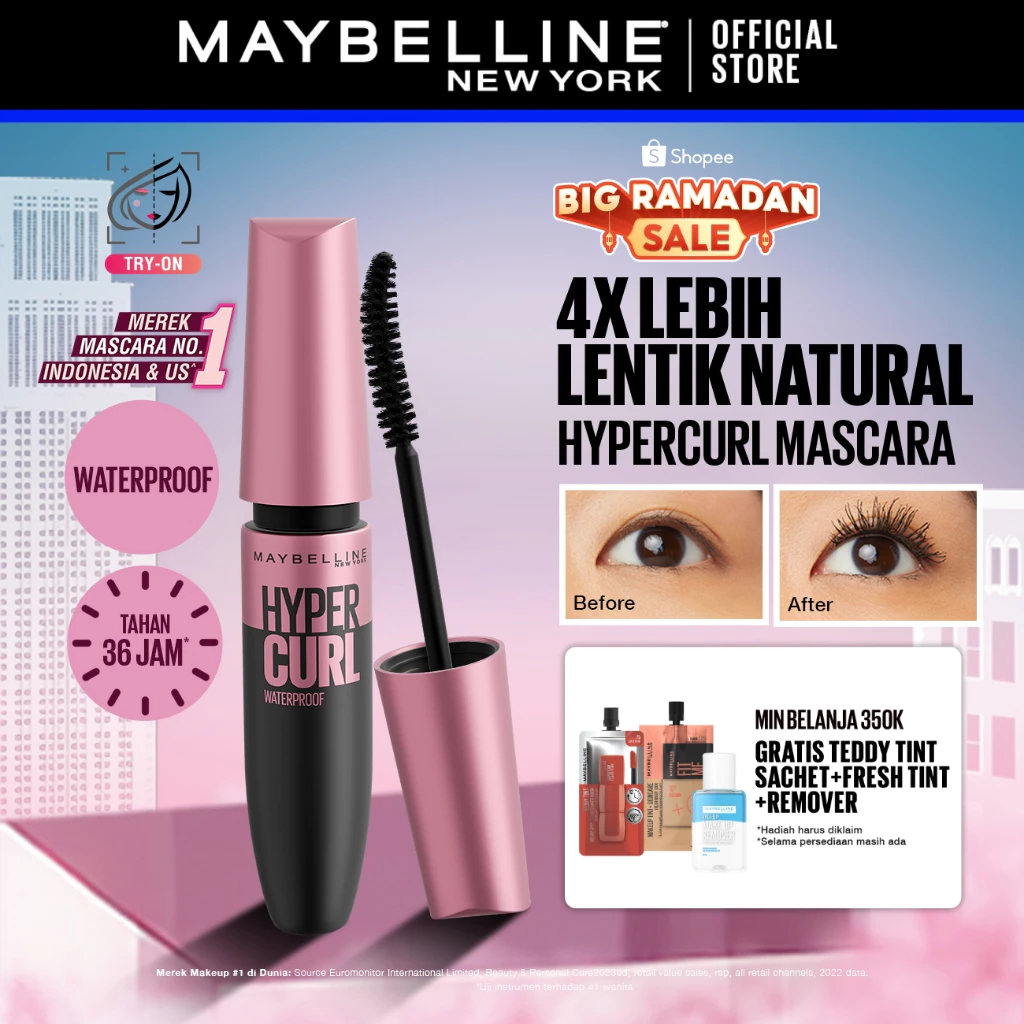 Maybelline Volume Express Hypercurl Waterproof Mascara