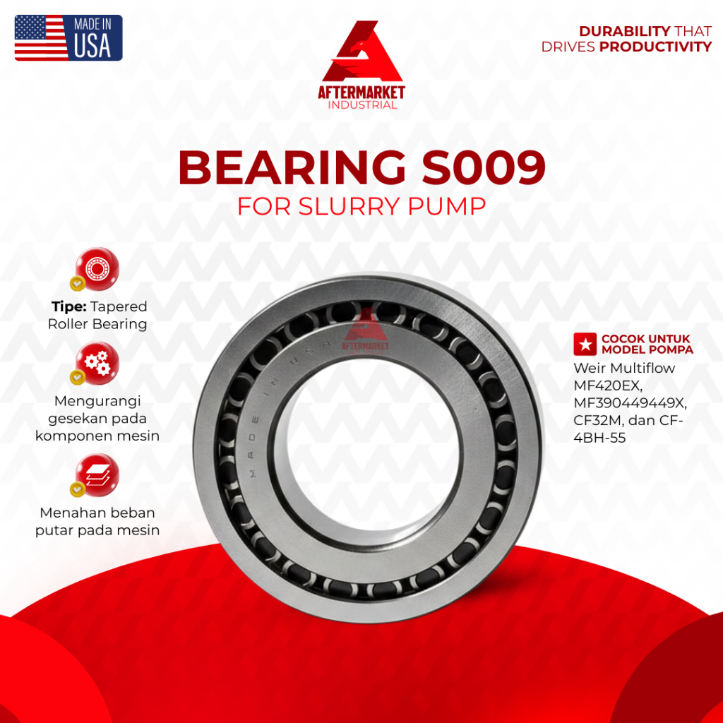Jual Suku Cadang Sparepart S009 Bearing Pompa Lumpur For Slurry Pump ...