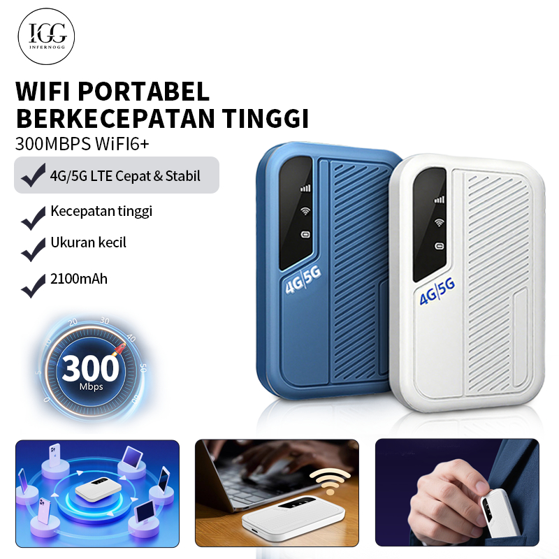 Jual IGG M34 Portabel WiFi 3000mAh Broadband Seluler Portabel WiFi 4G ...