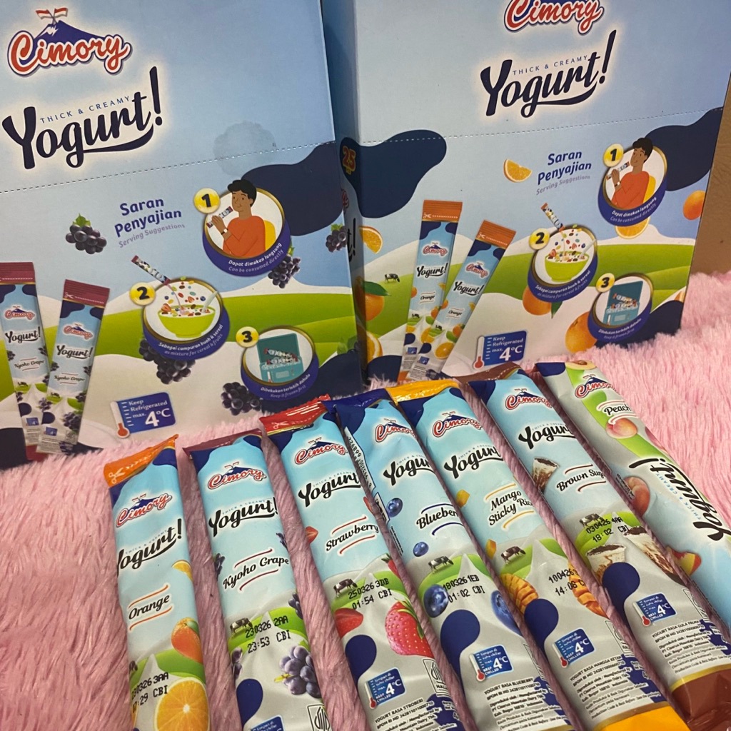 Jual [1 BOX] Cimory Yogurt Stick - Isi 25pcs x 40gr - Packaging Bubble ...