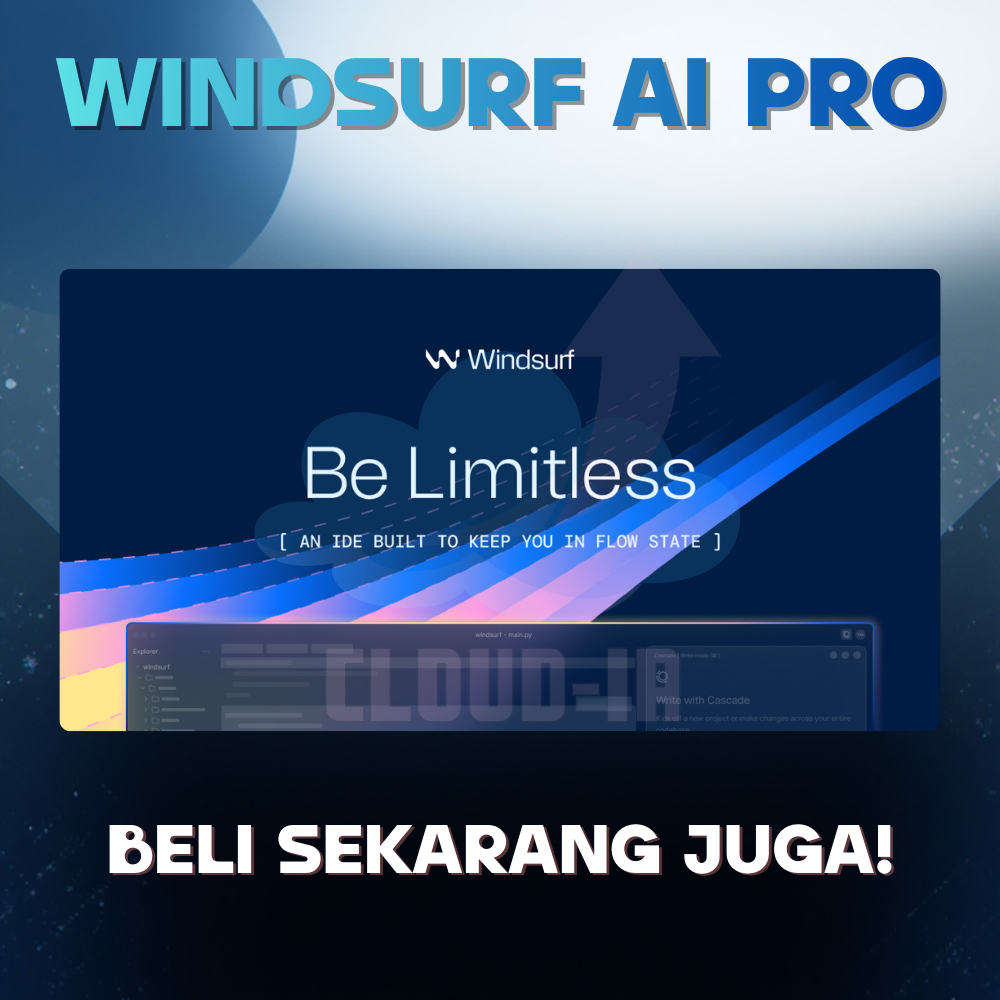 Jual Windsurf AI Pro – AI Coding Assistant & Agentic Programming Tool ...