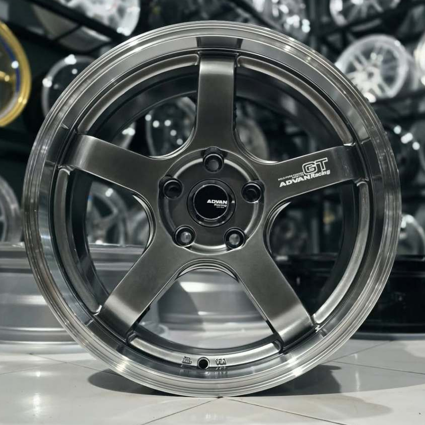 Jual velg racing r17 lebar 7,5 ADVAN GT FLOW FORMING ET 40 velg mobil ...