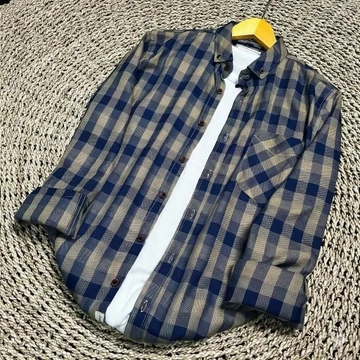 Kemeja Flanel Pria Lengan Panjang Slimfit Premium Pola Unisex