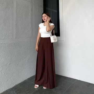 Lavie Pants Cullote Palazzo Highwaist Celana Panjang Wanita Celana Kantor Formal Casual Trendy