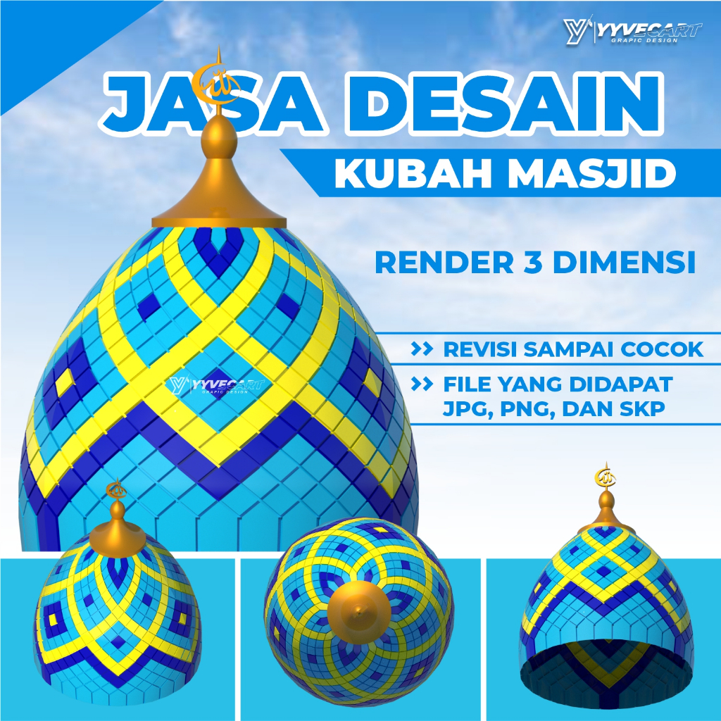 JASA DESAIN KUBAH MASJID