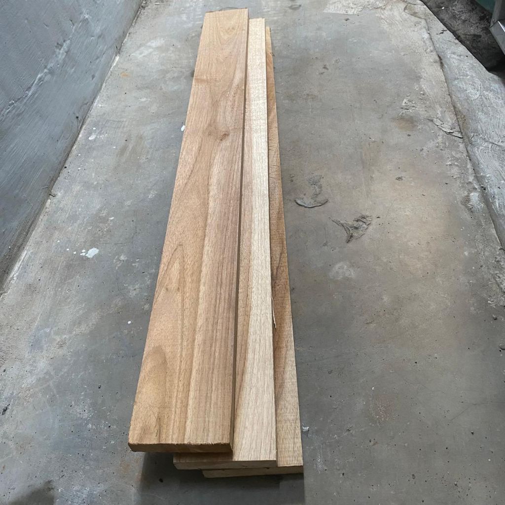 Jual Papan 2x20x200 cm Kayu Jati Asli Allgrade Sudah Serut Rapi Bahan ...