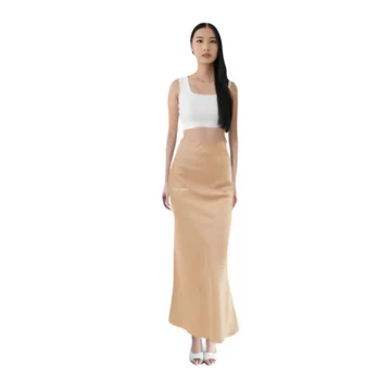 TWINGKLE Jennie Rok Satin Long Skirt Rok Satin Panjang