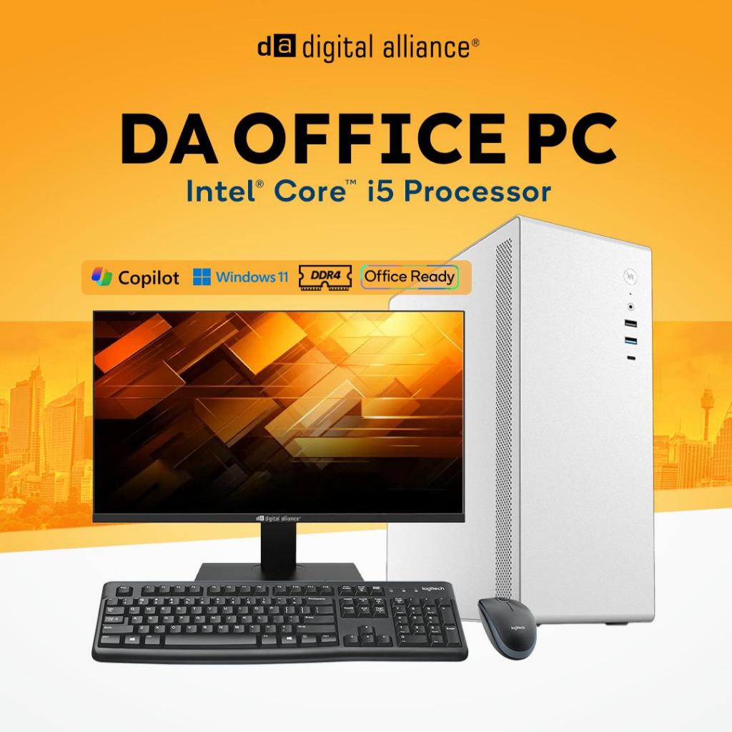 DIGITAL ALLIANCE OFFICE PC INTEL I5 14400 8GB 256GB/512GB/1TB RAKITAN PC KANTOR