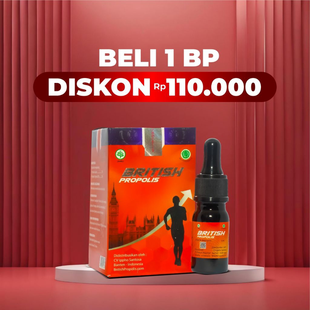 Jual BRITISH PROPOLIS REGULER MERAH DEWASA ORIGINAL BERGARANSI | Shopee ...