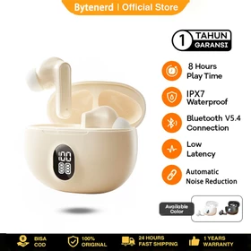 ByteNerd Headset Bluetooth TWS Wireless Earphones Bluetooth 5.4 In Ear Noise Cancelling Mini