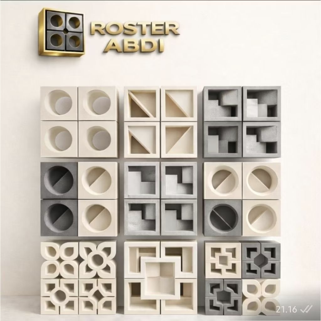 Jual Roster beton minimalis/roster lubang angin lb4 | Shopee Indonesia