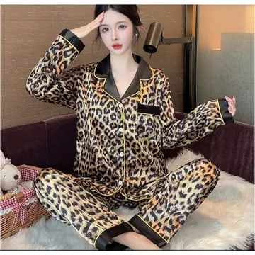 LL2 Setelan Baju Tidur Piyama Wanita Dewasa Satin Premium Lengan Panjang Celana Panjang