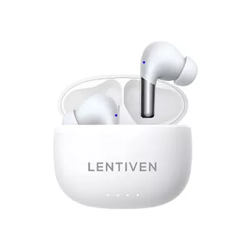 LENTIVEN Earphone Bluetooth TWS Earphone Nirkabel Headset Bluetooth 5.3 In Ear Headset Noise