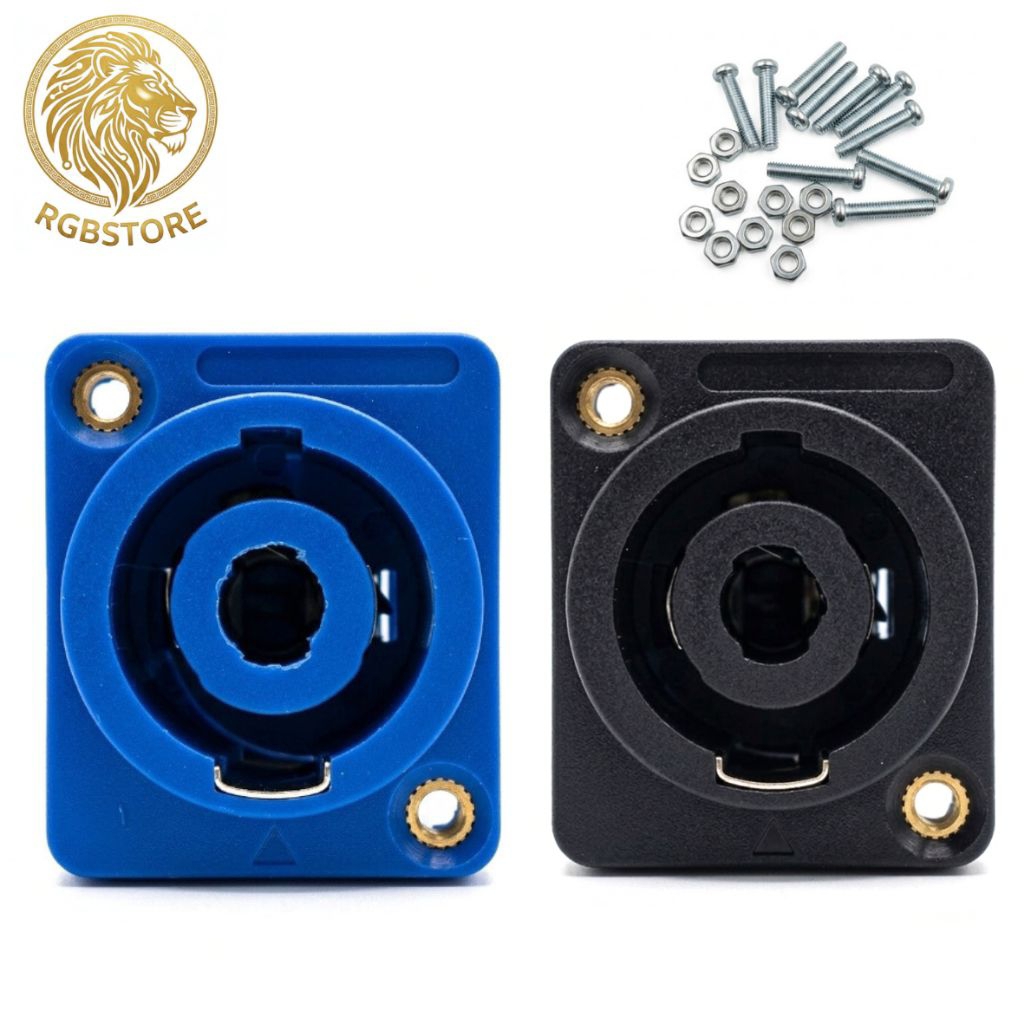 Jual Socket / Soket Speakon Spikon 4 Pin Gratis Baut (Harga Satuan ...