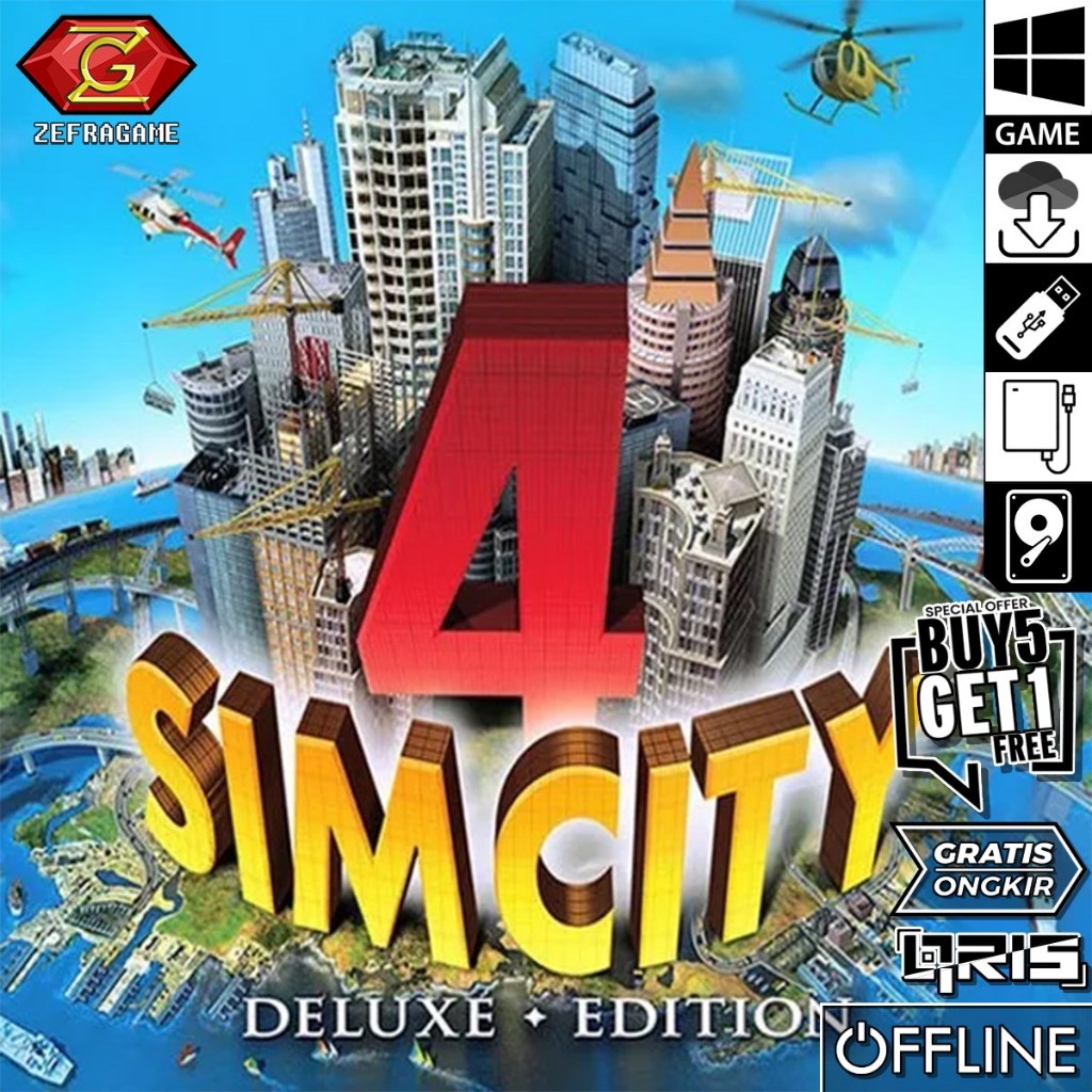 Jual SIMCITY 4 Deluxe Edition Game PC Laptop Games | Shopee Indonesia