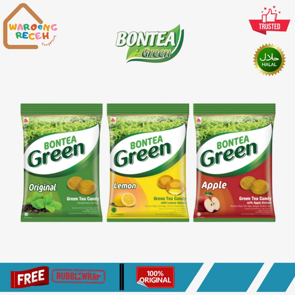 Jual Permen Bontea Green Original Lemon Apple 135 Gr - 1 Pack | Shopee ...