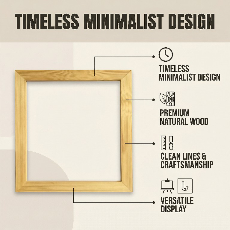 Jual Frame Pigura Kayu 15x20 cm | Bingkai Foto Kayu Minimalis | Pigura ...