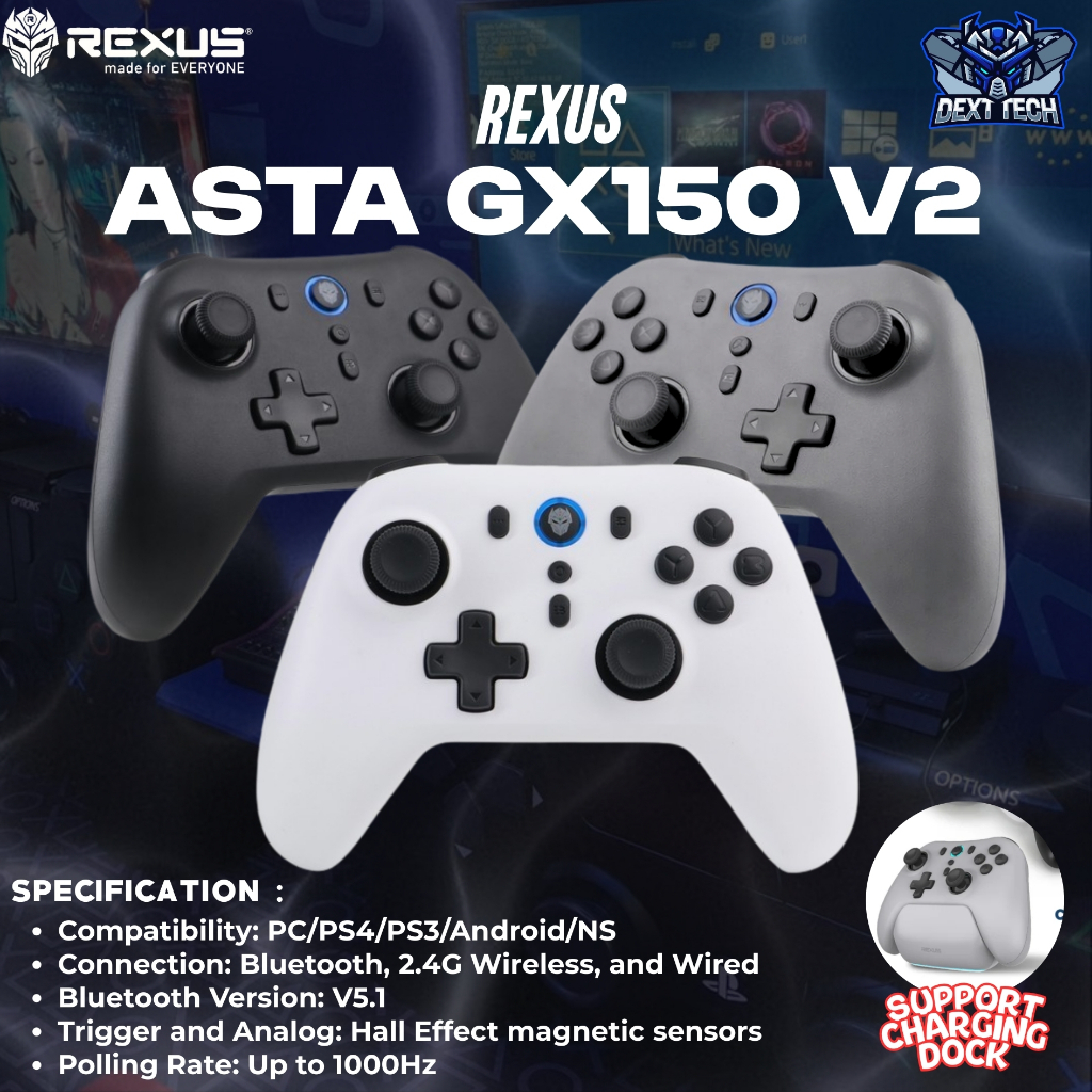 Jual Rexus ASTA V2 / ASTA GEN 2 / GX150 V2 / GX-150 V2 Gaming Joystick ...