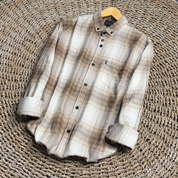 Kemeja Flanel Pria Lengan Panjang Slimfit Premium Pola Unisex