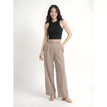LEENBENKA Celana Kulot Loose Pants Wanita Lorenza Long Kulot 7377