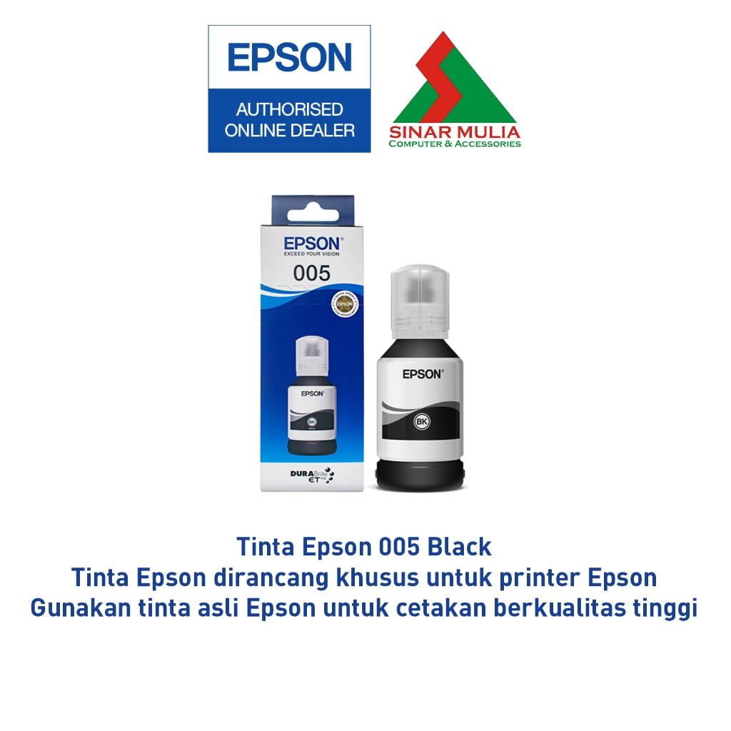 Jual Epson Tinta Refill 005 Black Original | Shopee Indonesia