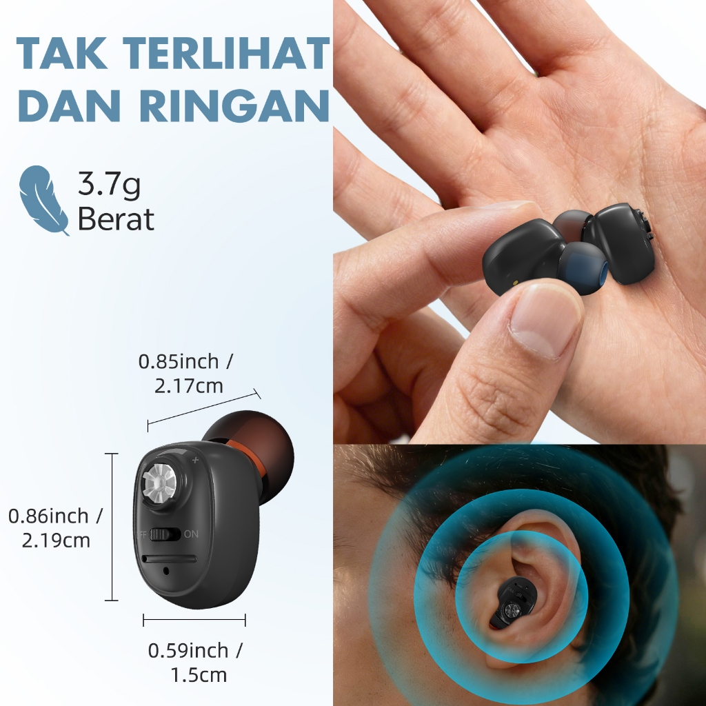 Jual Alat Bantu Dengar rechargeable digital tidak terlihat alat ...