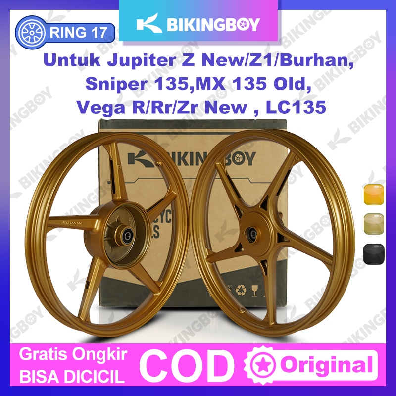 Jual VELG BIKINGBOY Untuk Jupiter Z New/Z1/Burhan, MX 135 Old, Vega R ...