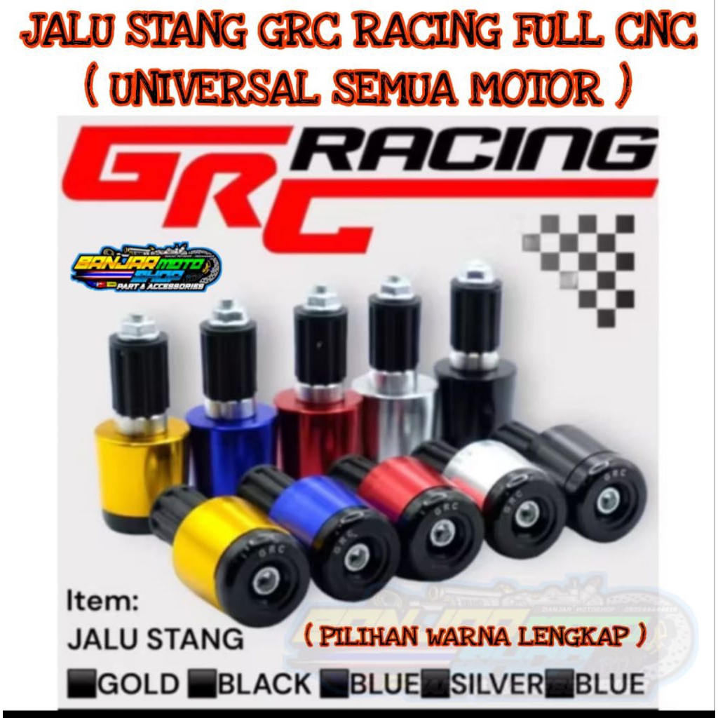 Jual Jalu Stang GRC RACING Model KTC Full CNC / Bar End Model KTC ...