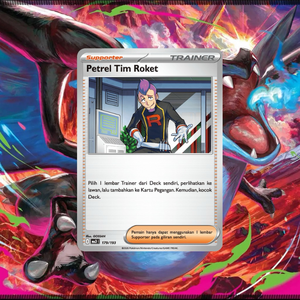 Jual Kartu Pokemon Trainer Supporter Petrel Tim Roket TCG Indonesia ...
