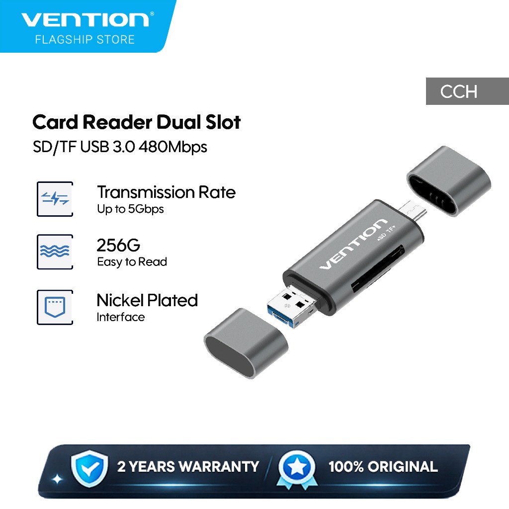 Jual Vention Card Reader Multi function All in 1 USB 3.0 5Gbps Micro SD ...