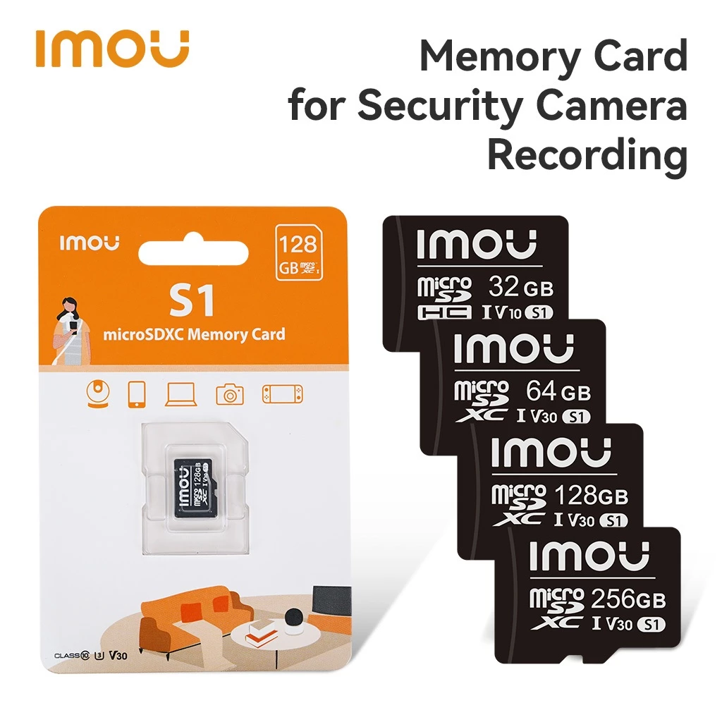 IMOU MicroSD 32GB-256GB Class 10 Shockproof